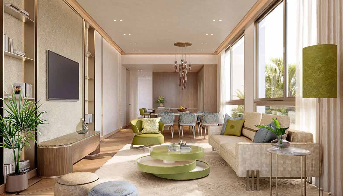 Penthouse living room