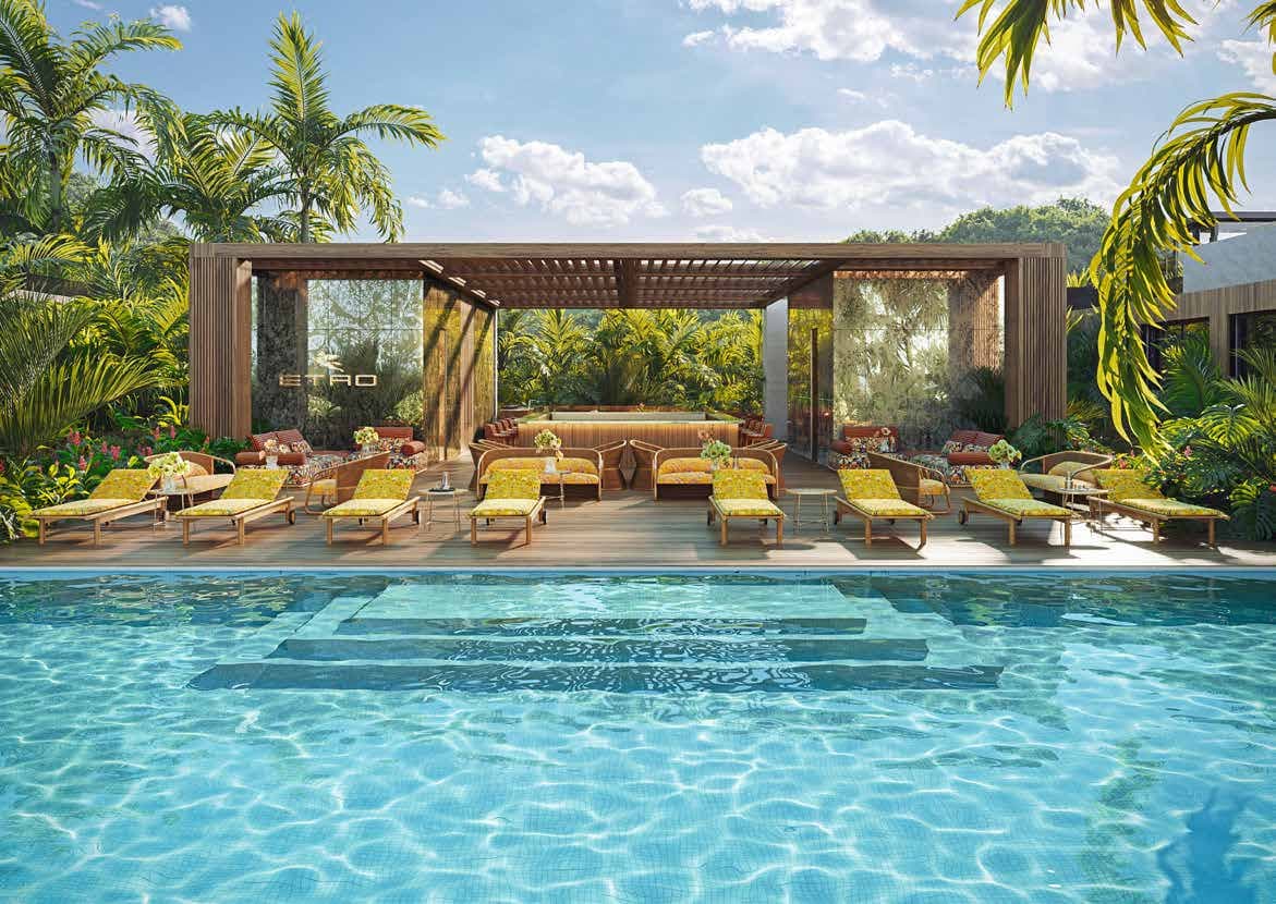 ETRO pool bar