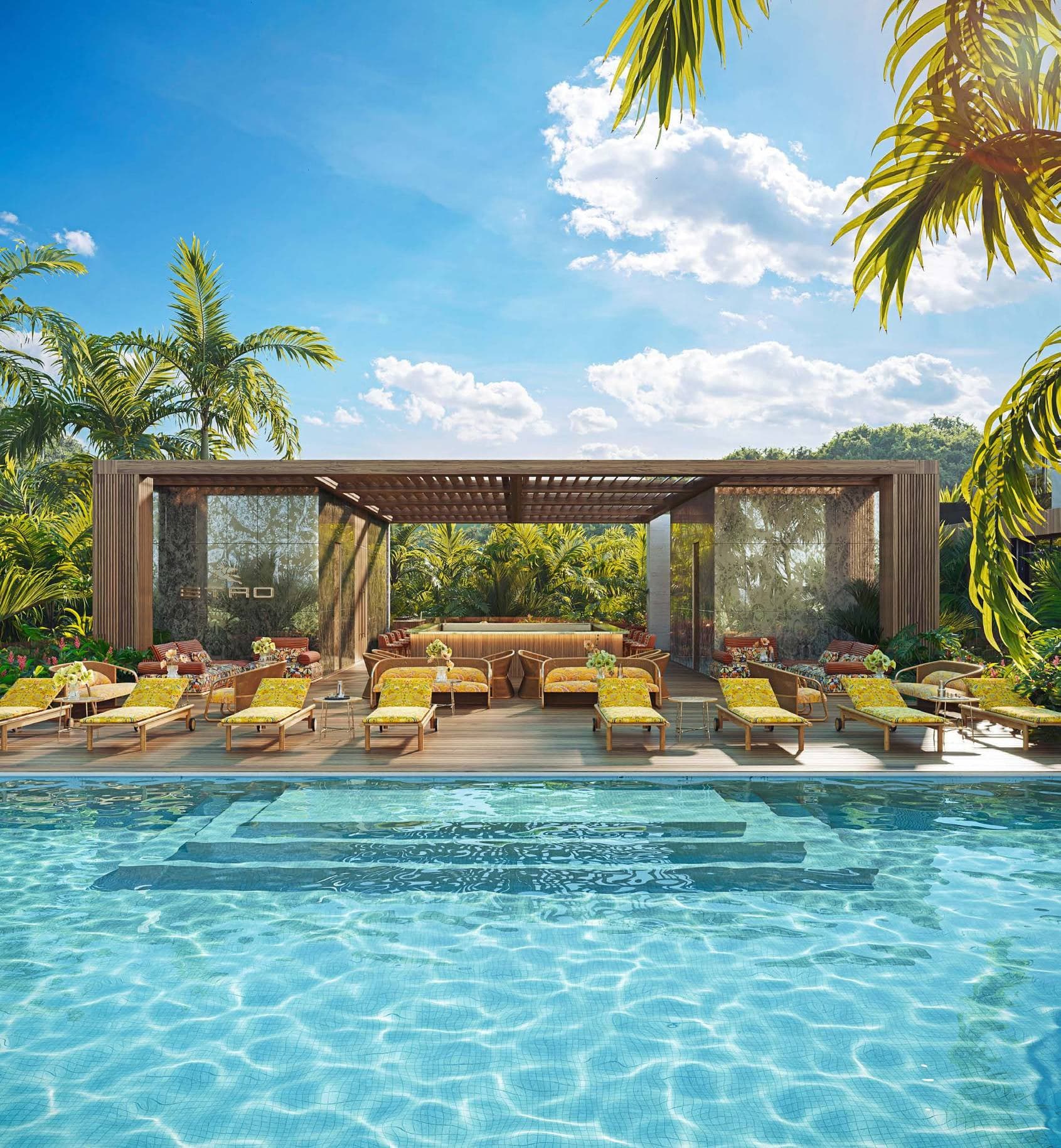 Pool pavilion