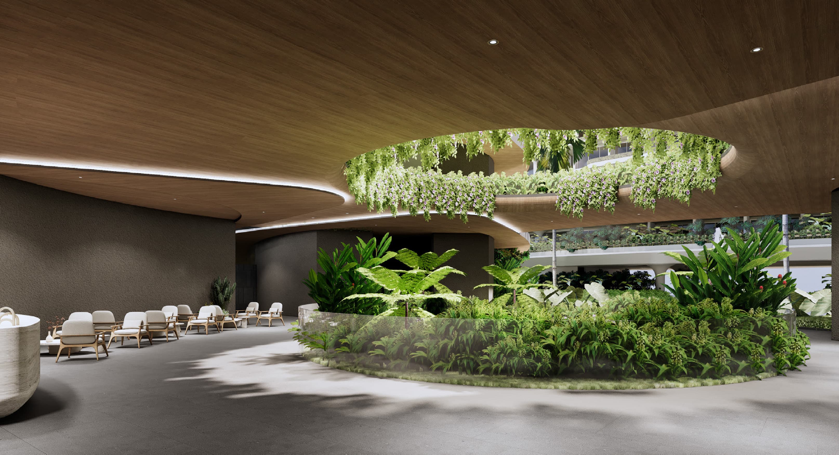 Wellness centre interior