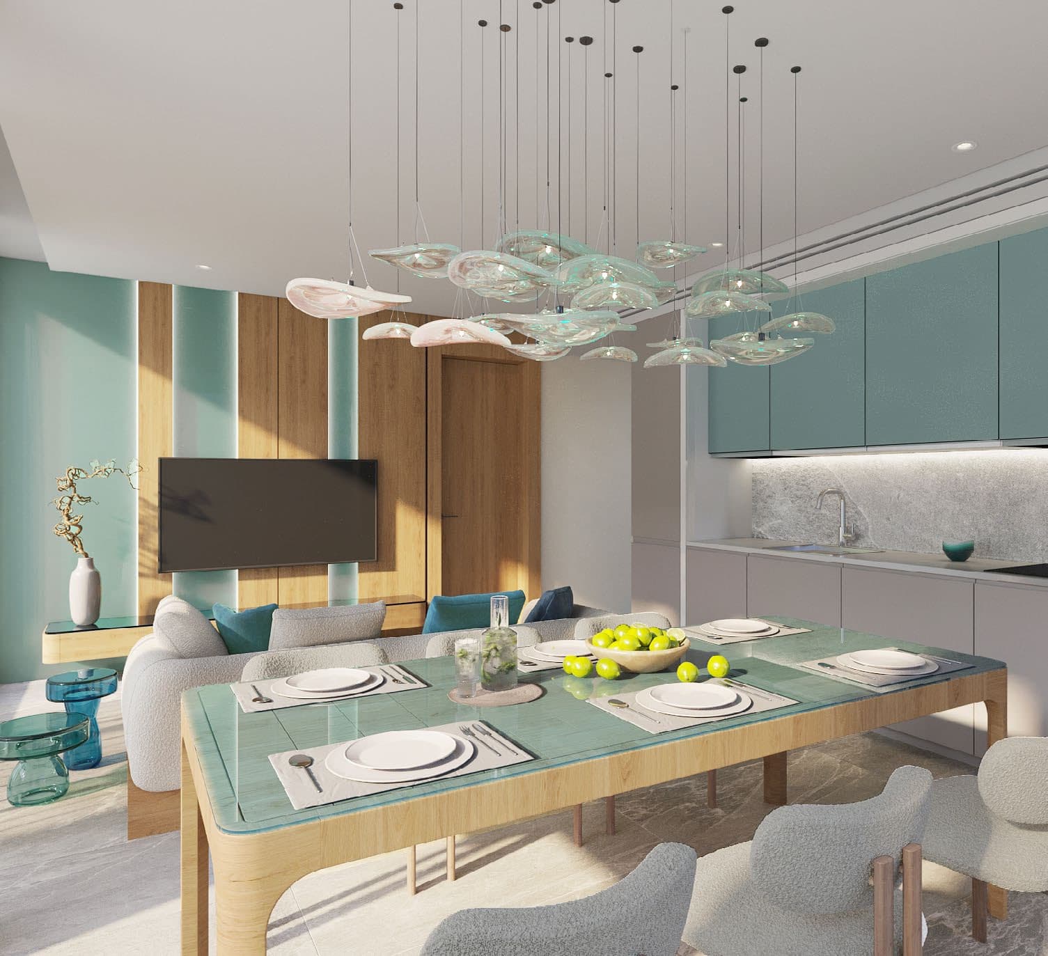 Kitchen and dining