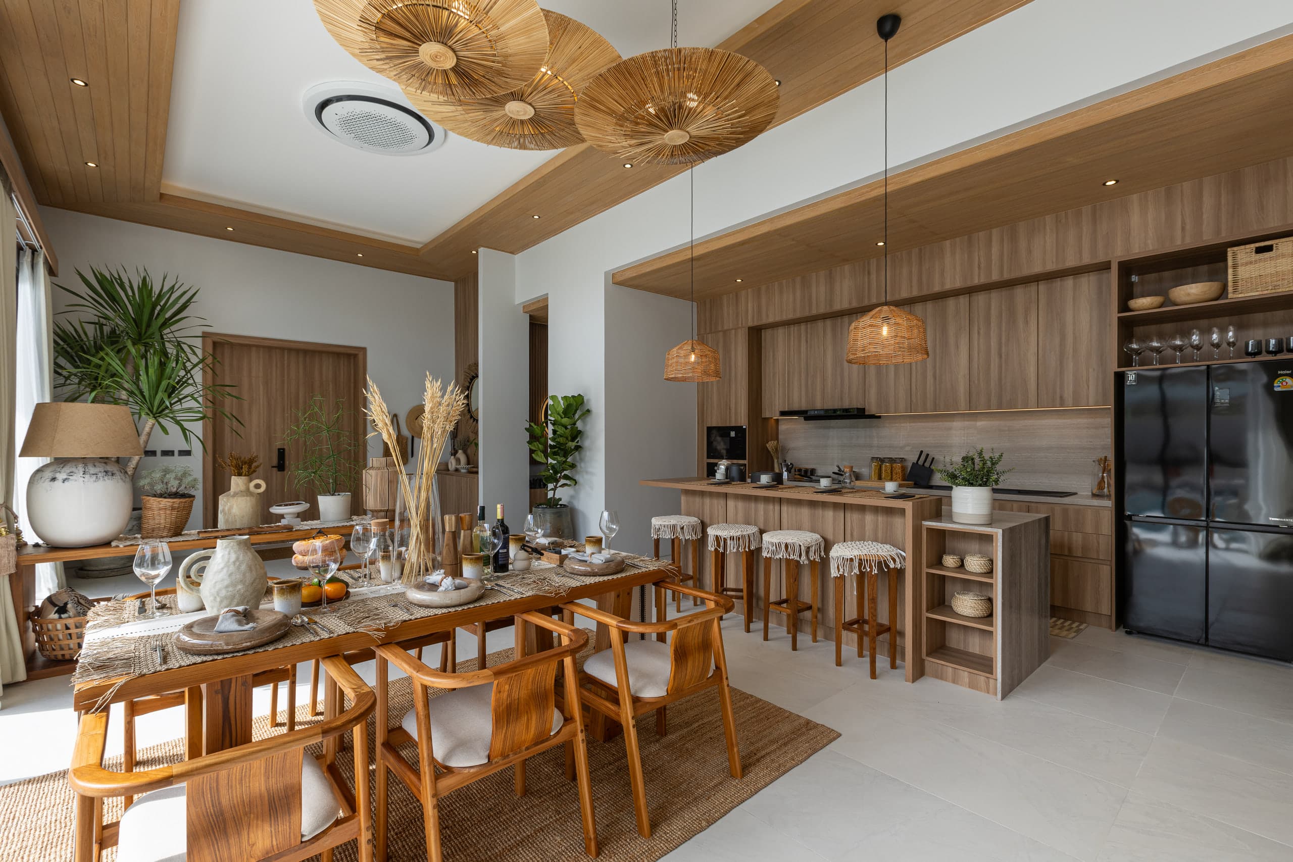 Kitchen and dining
