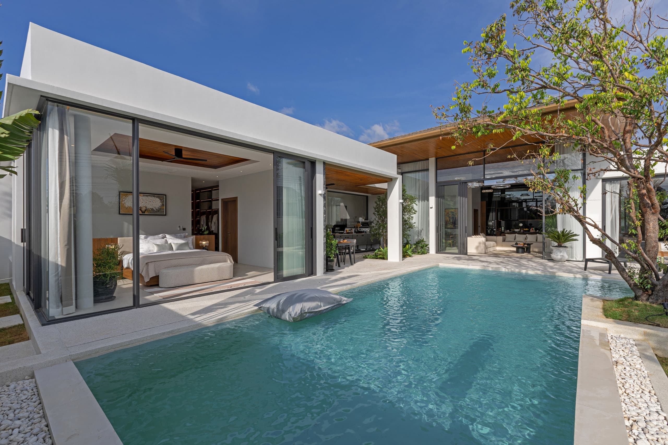 Courtyard pool