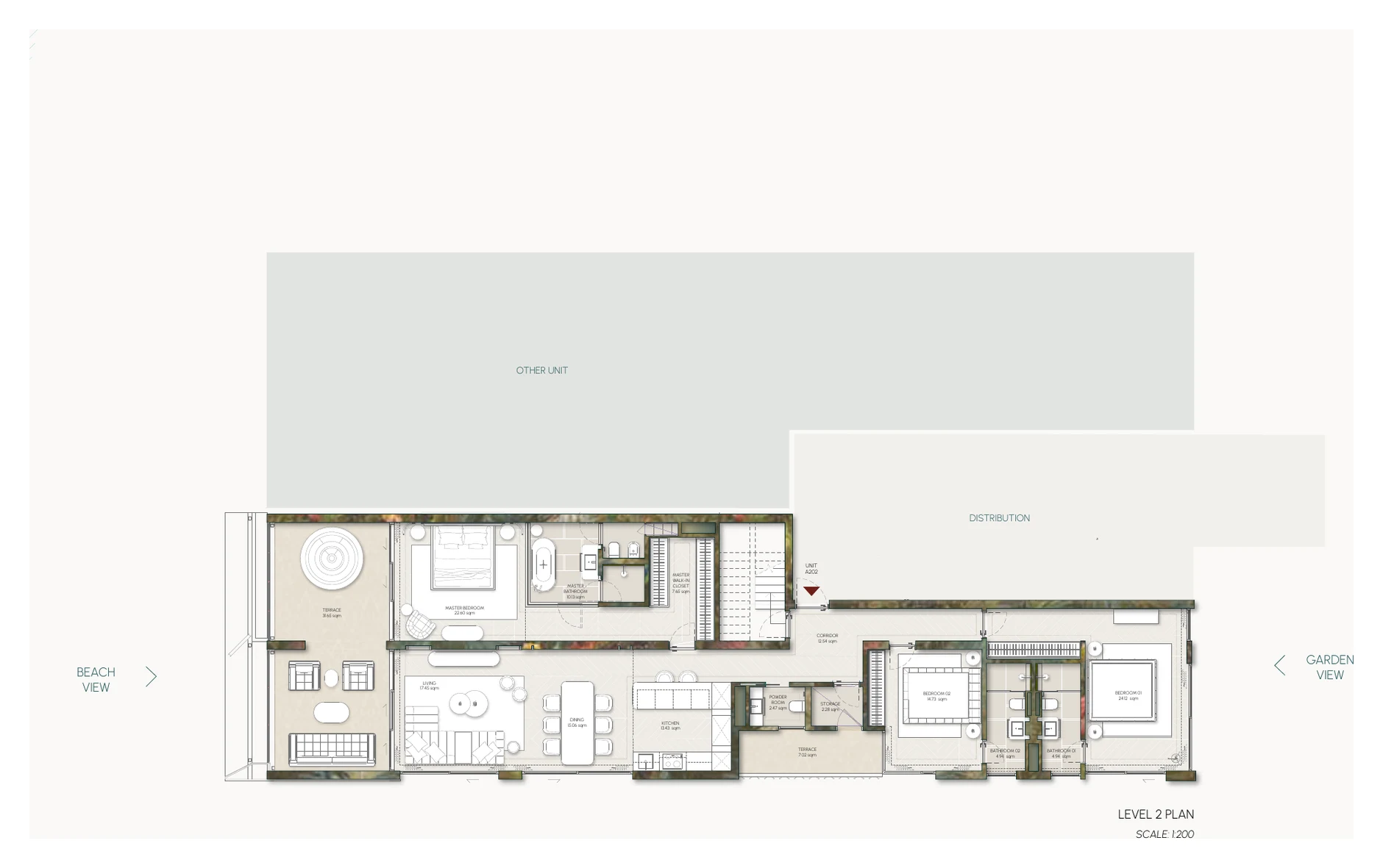 Layout — Typical residence layout — level 2